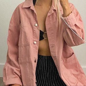 H&M Pink Denim Jacket